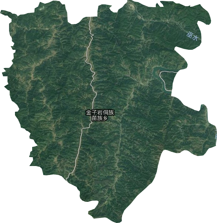 金子岩侗族苗族乡卫星图