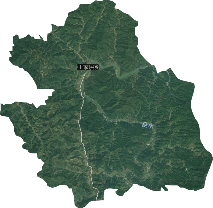 王家坪乡卫星图