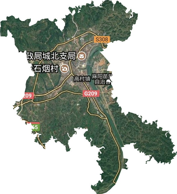 高村镇卫星图