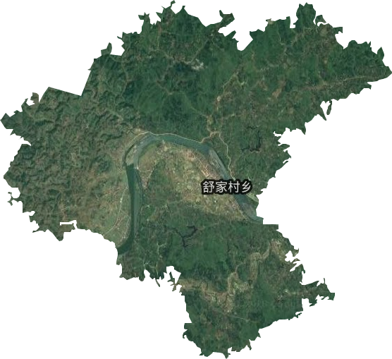 舒家村乡卫星图