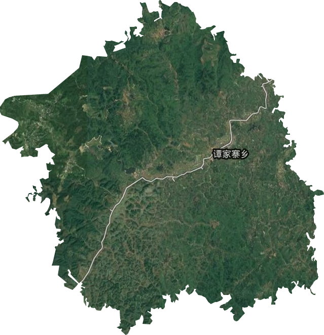 谭家寨乡卫星图