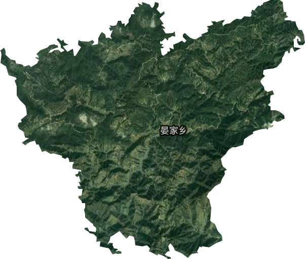 晏家乡卫星图