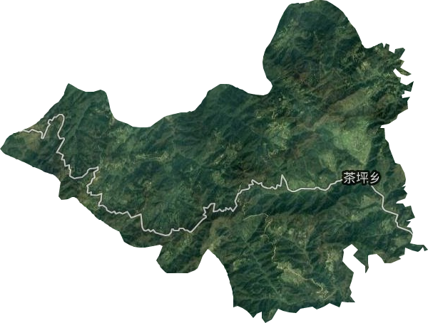 茶坪乡卫星图