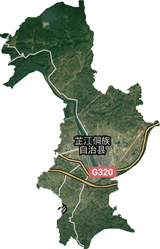 芷江镇卫星图