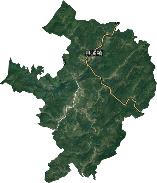 县溪镇卫星图