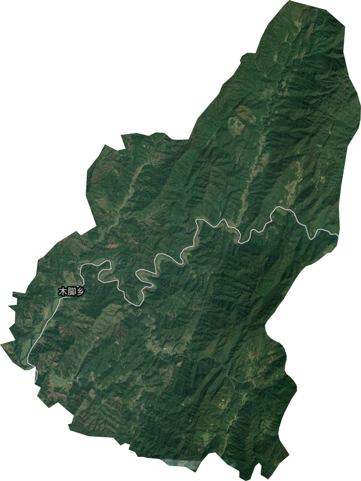 木脚乡卫星图