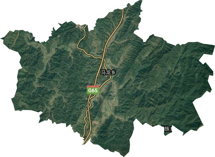 马龙乡卫星图