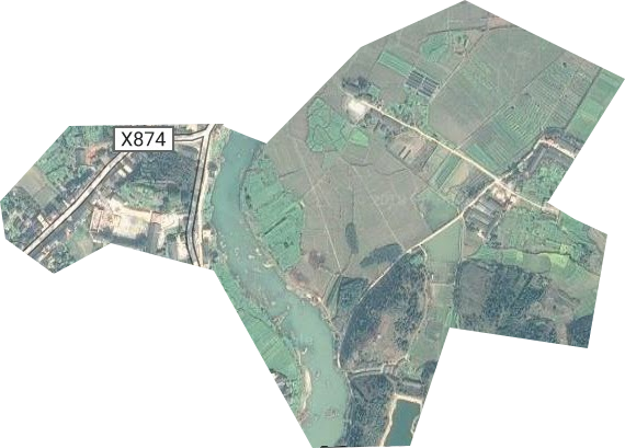 通道县播阳农场卫星图