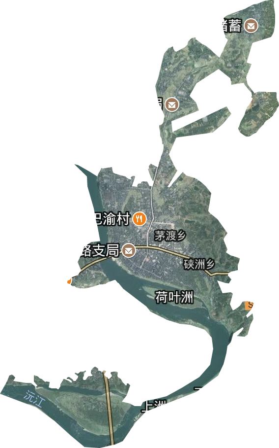 安江镇卫星图