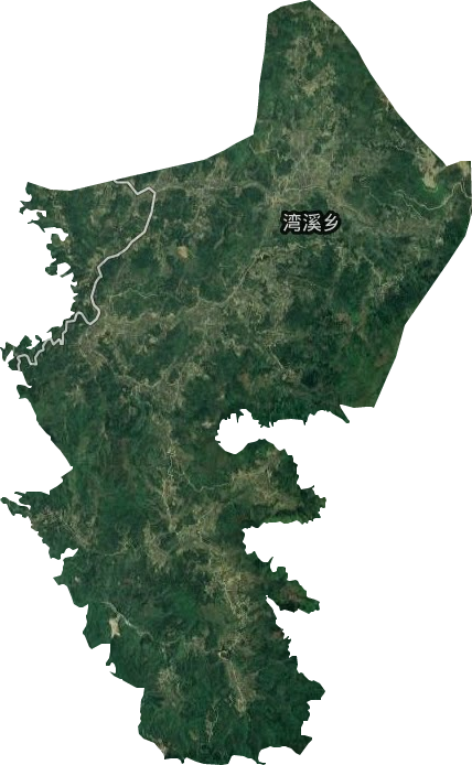 湾溪乡卫星图