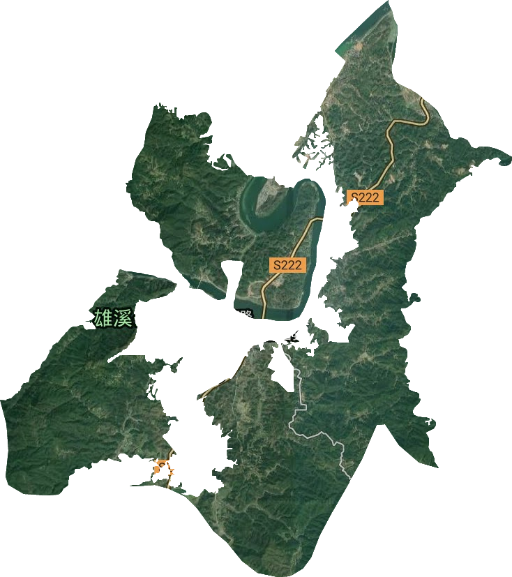 桂花园乡卫星图