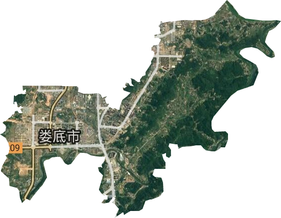 大科街道卫星图