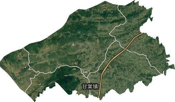 甘棠镇卫星图