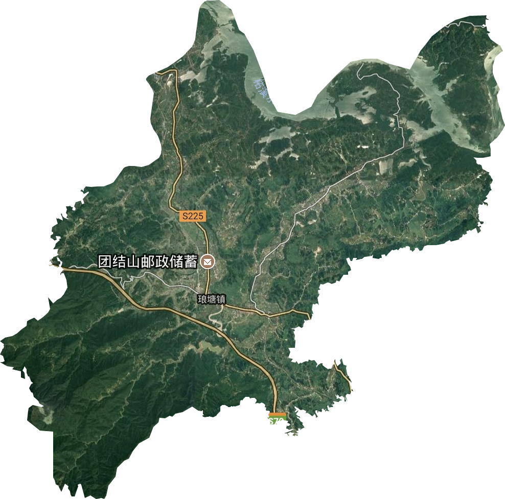 琅塘镇卫星图