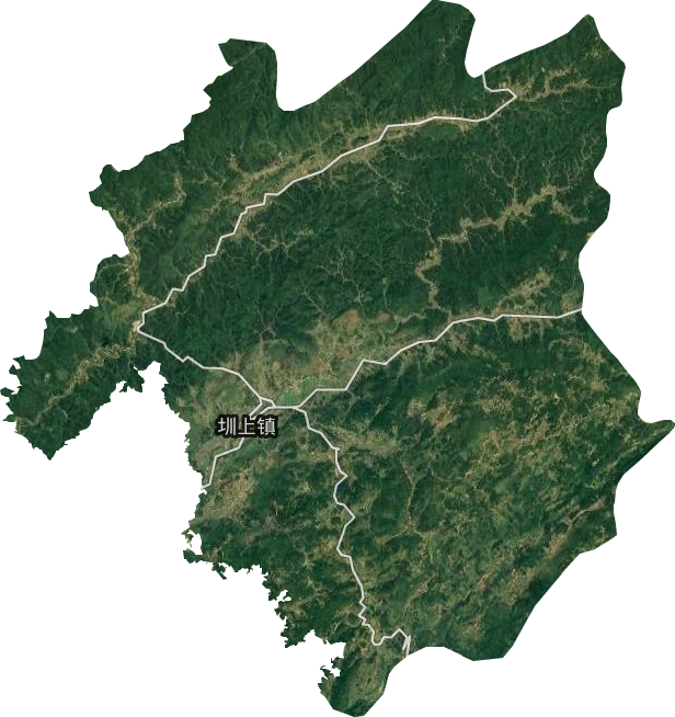 圳上镇卫星图