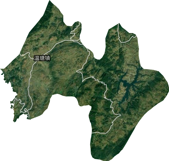 温塘镇卫星图