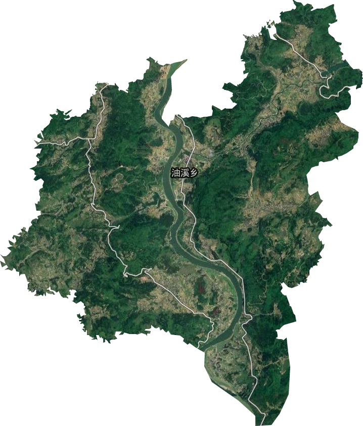 油溪乡卫星图
