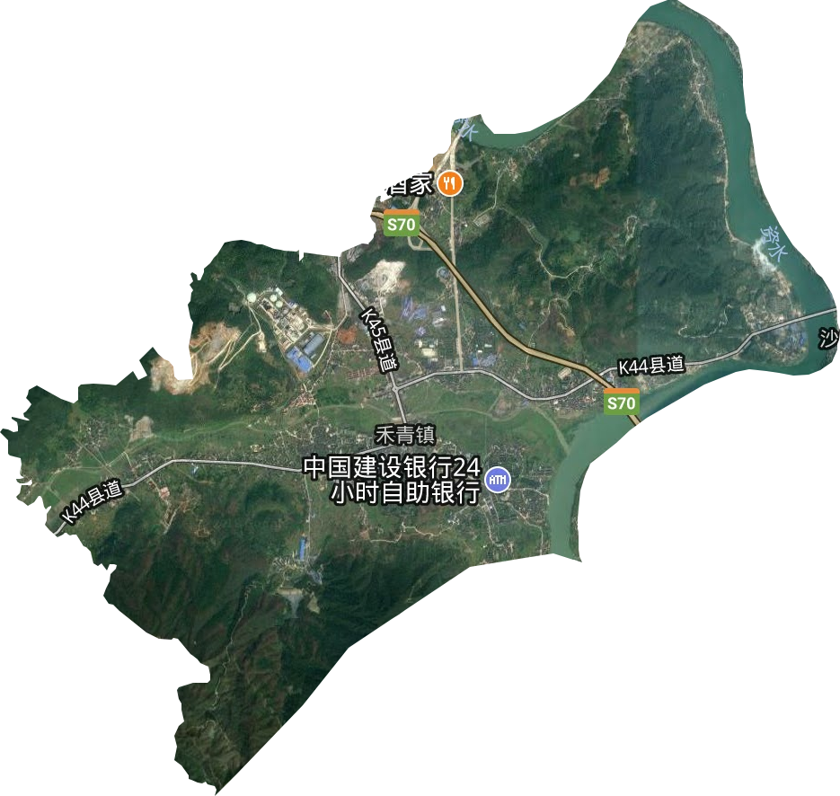 禾青镇卫星图