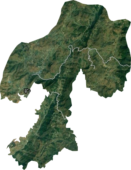 矿山乡卫星图