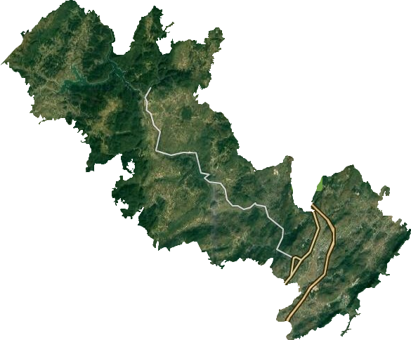 湄江镇卫星图