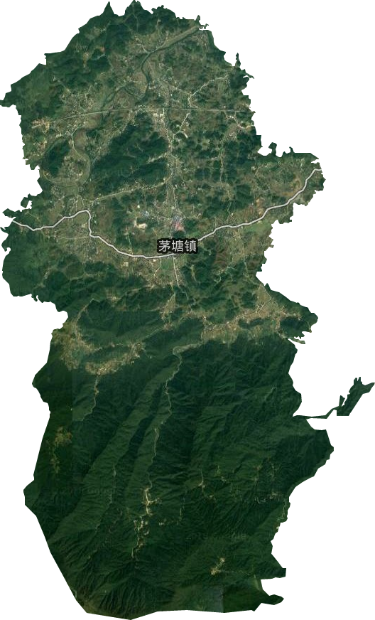 茅塘镇卫星图