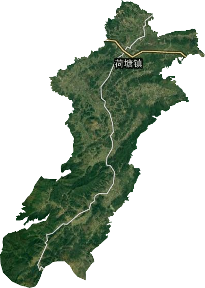 荷塘镇卫星图