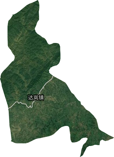 达岚镇卫星图