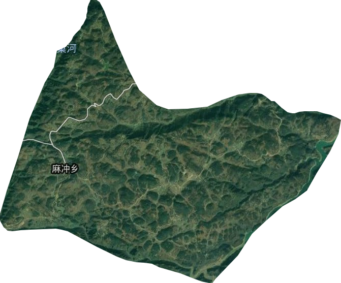 麻冲乡卫星图