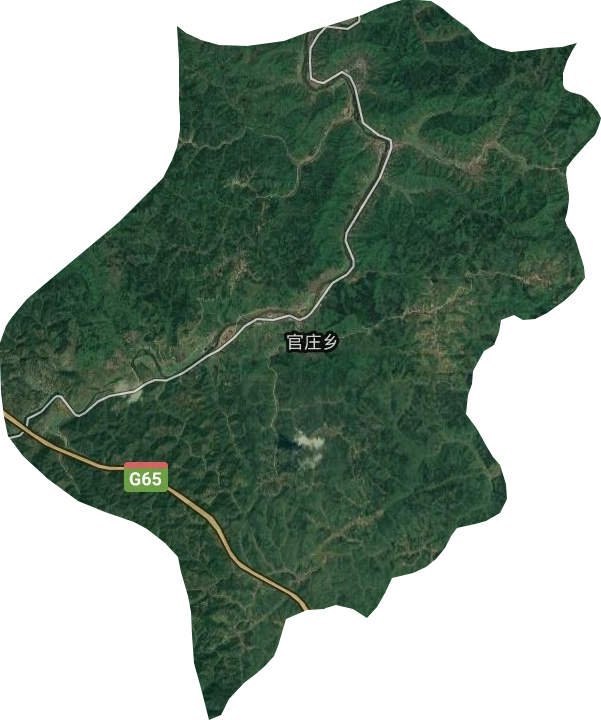 官庄乡卫星图