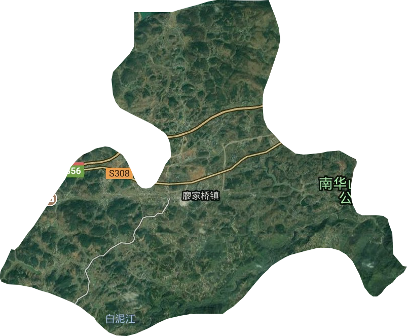 廖家桥镇卫星图