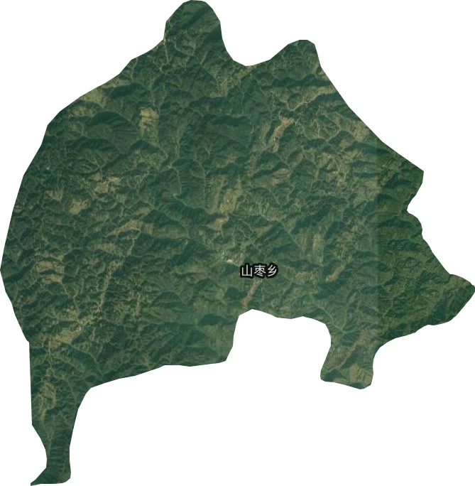 山枣乡卫星图