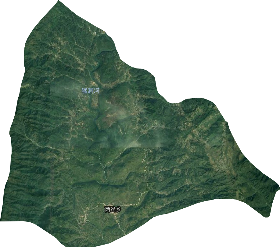 两岔乡卫星图