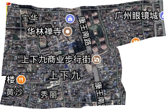 华林街道卫星图