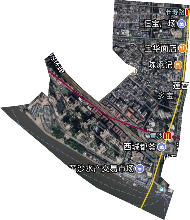 多宝街道卫星图