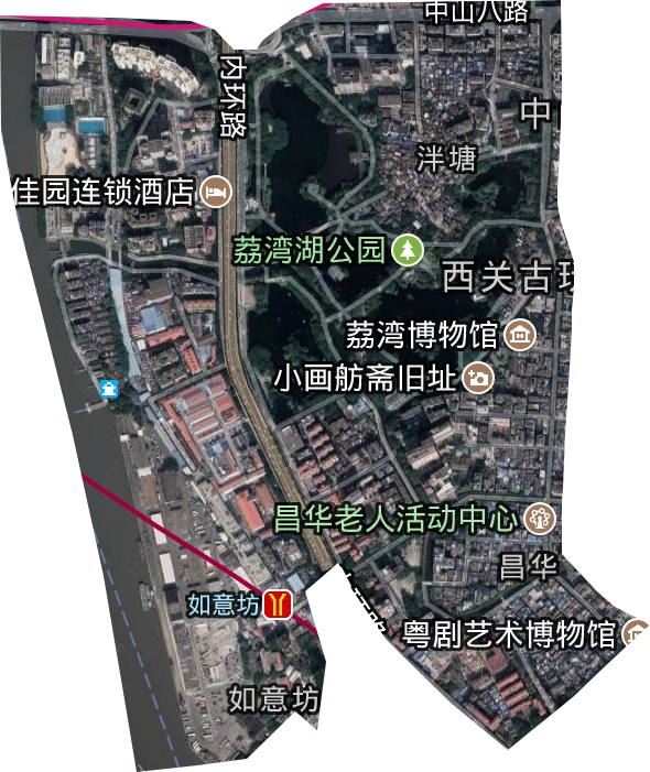 昌华街道卫星图
