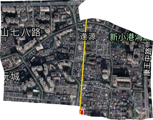 逢源街道卫星图