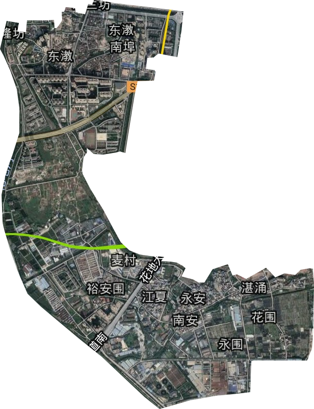 东漖街道卫星图