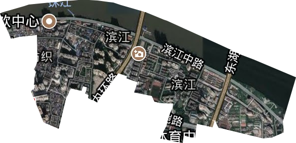 滨江街道卫星图