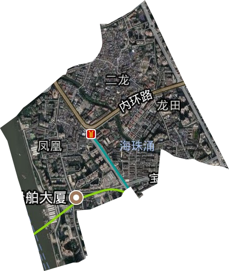 龙凤街道卫星图