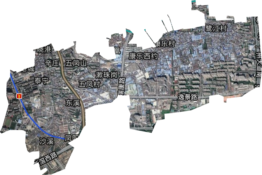 凤阳街道卫星图