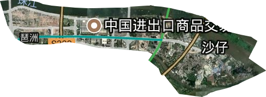 琶洲街道卫星图