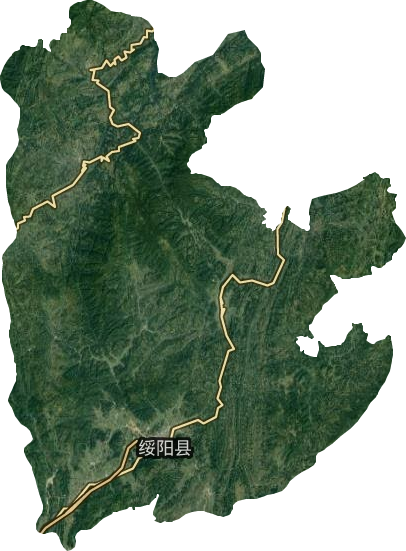绥阳县卫星图
