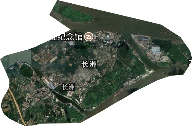 长洲街道卫星图