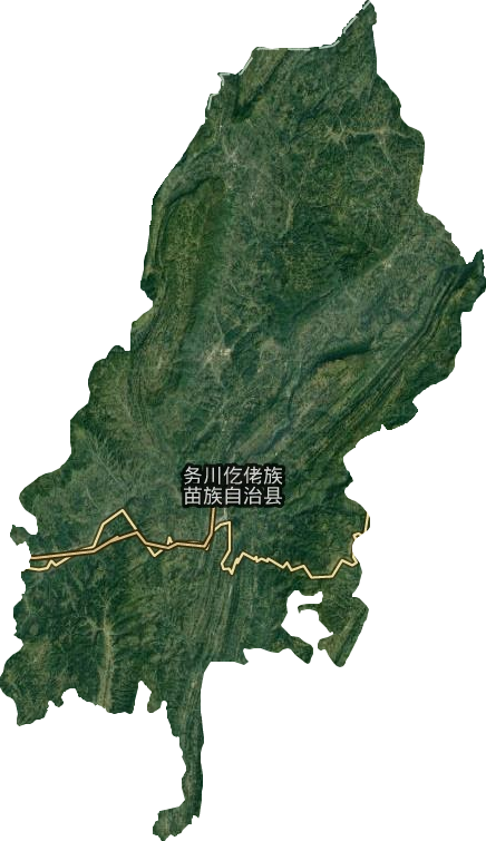 务川仡佬族苗族自治县卫星图