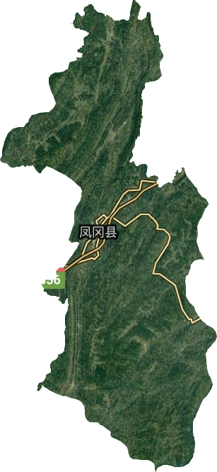 凤冈县卫星图