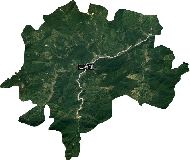 江湾镇卫星图