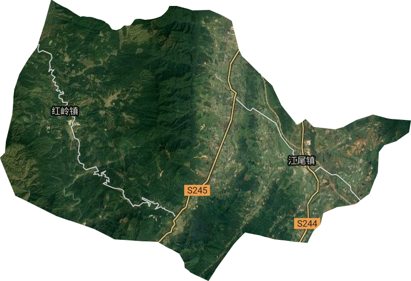 江尾镇卫星图