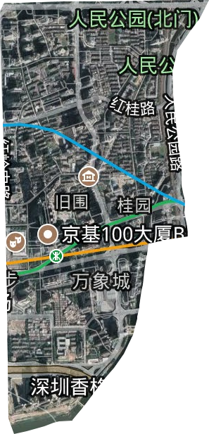 桂园街道卫星图
