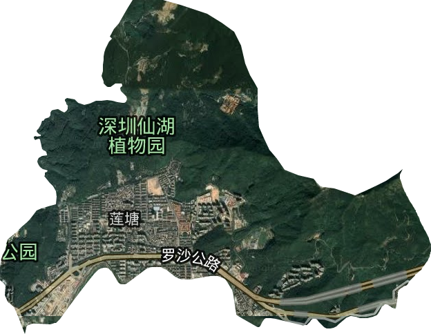 莲塘街道卫星图