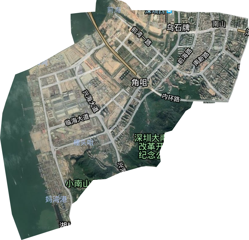 南山街道卫星图